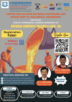 One day Experimental Learning workshop on Advanced Composite Materials. 2025 Workshop Poster